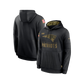 New England Patriots NFL Black Steel Salute to Service Nike Therma-Fit Performance Pullover Hoodie