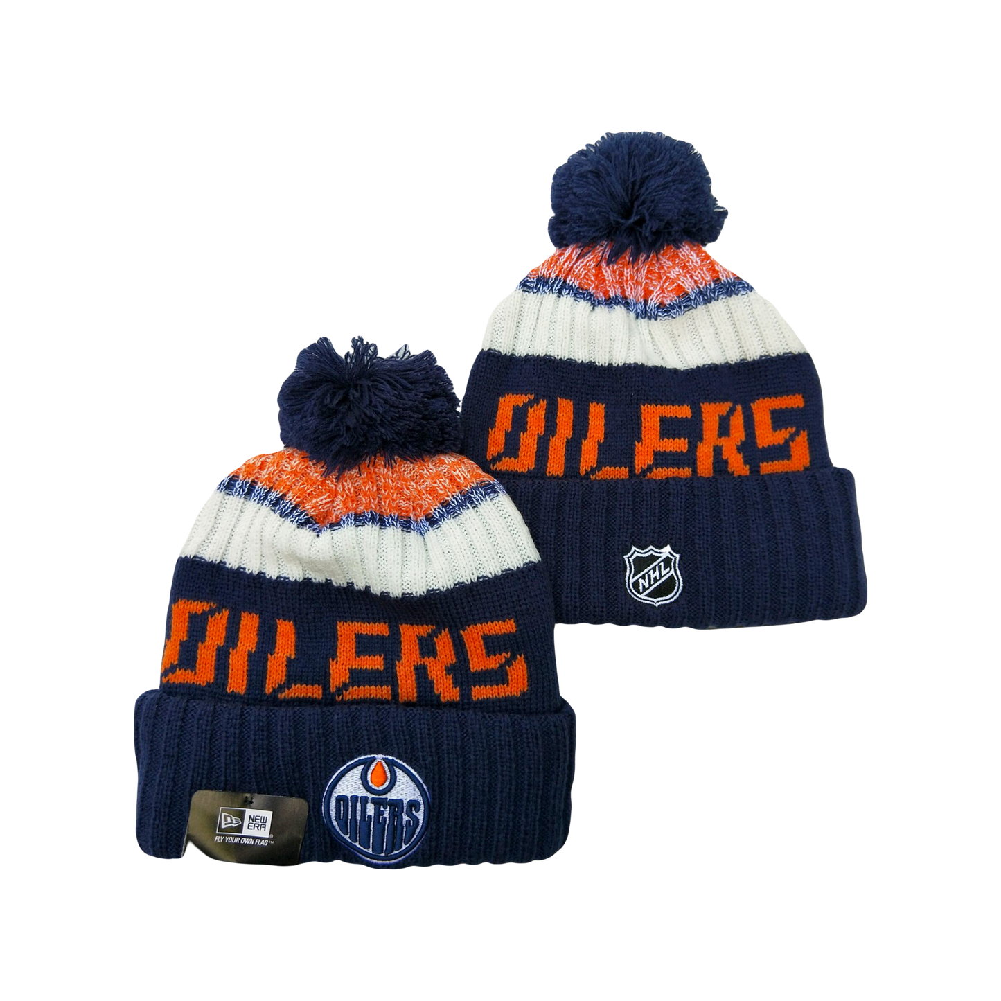 Edmonton Oilers NHL New Era Knit Beanie - Blue