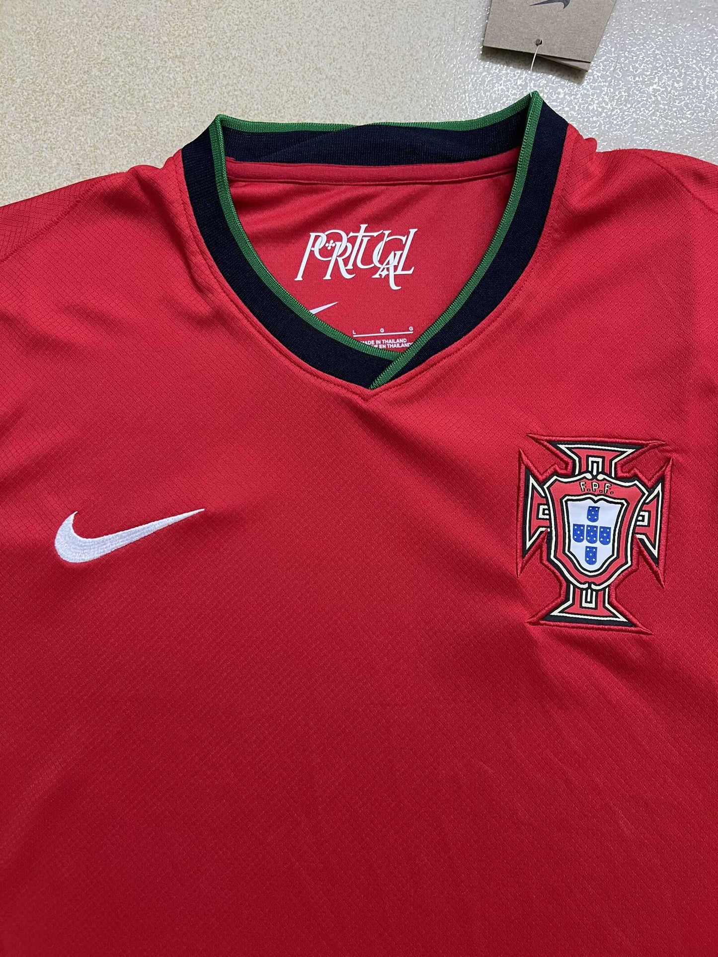 Portugal National Team 2024 Nike Authentic Replica Fan Version Home Jersey - (CUSTOM) Red