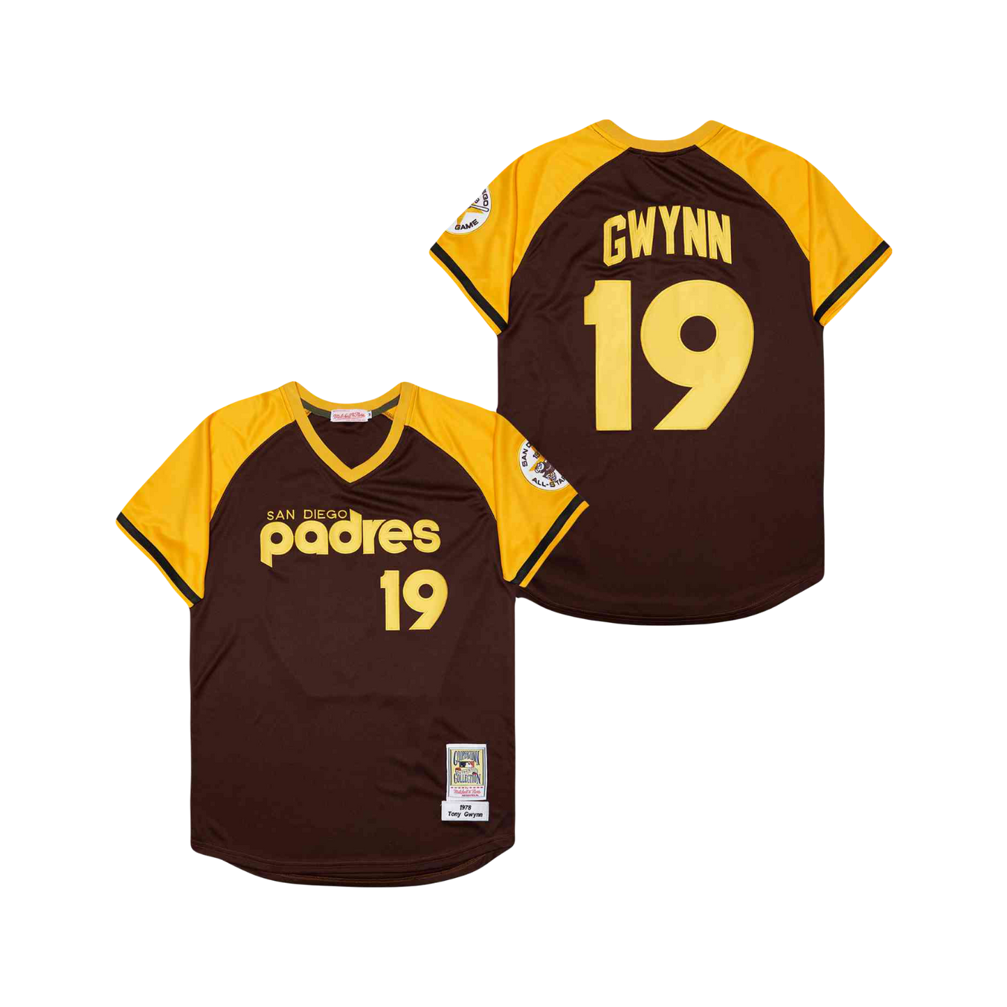 San Diego Padres Tony Gwynn 1978 Mitchell Ness Cooperstown Classic Iconic MLB Jersey