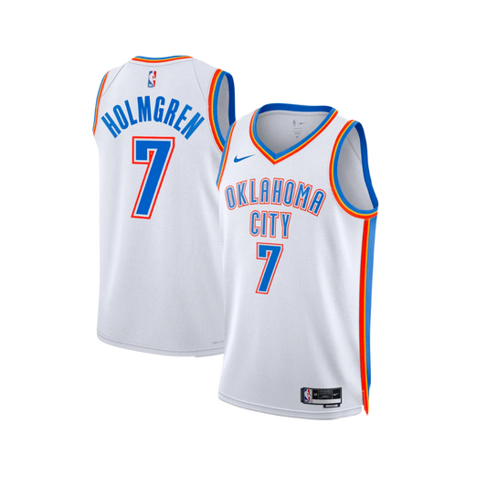 Oklahoma City Thunder Chet Holmgren 2023/24 Nike Association Edition NBA Swingman Jersey