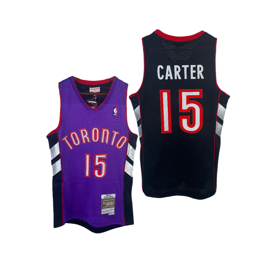 Toronto Raptors Vince Carter Mitchell & Ness Purple 1999-00 Hardwood Classics Iconic NBA Swingman Jersey