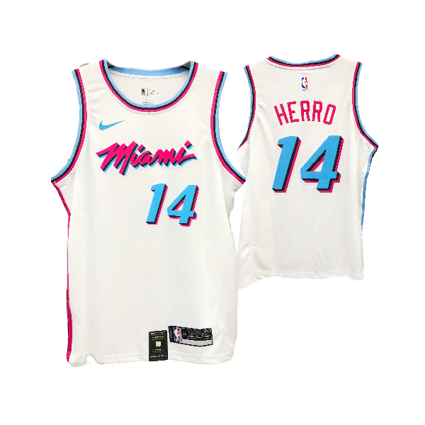 Miami Heat Tyler Herro Nike ‘Miami Vice’ NBA Swingman Jersey- White