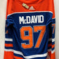 Connor McDavid Edmonton Oilers Captain NHL Home Authentic Adidas Premier Player Jersey - Blue