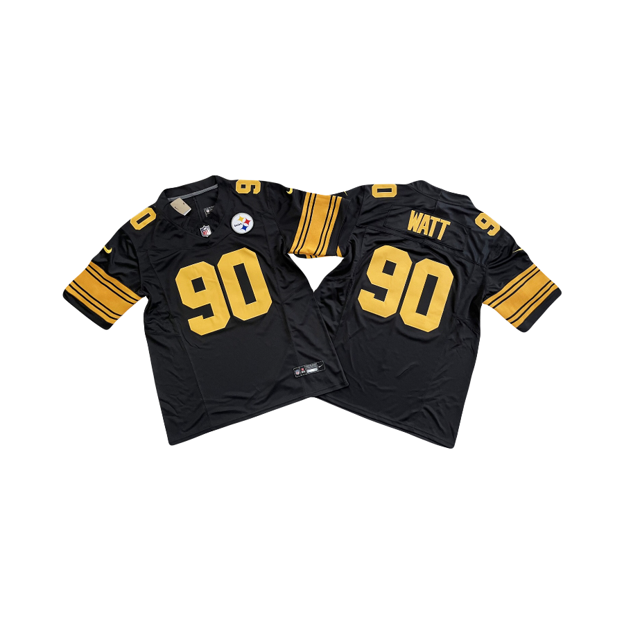 Pittsburgh Steelers TJ Watt NFL Nike Vapor F.U.S.E. Limited Color Rush Jersey