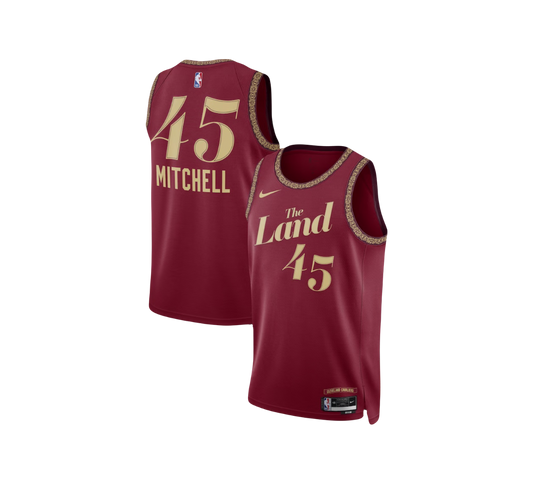 Donovan Mitchell Cleveland Cavaliers 2023/24 Nike City Edition NBA Swingman Jersey - Wine