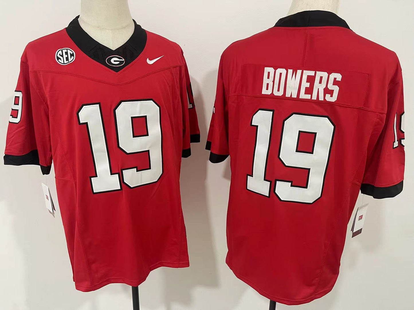 Brock Bowers Georgia Bulldogs Nike NCAA College Football Home Jersey - Red