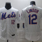New York Mets Francisco Lindor MLB Nike White Home Premier Player Jersey