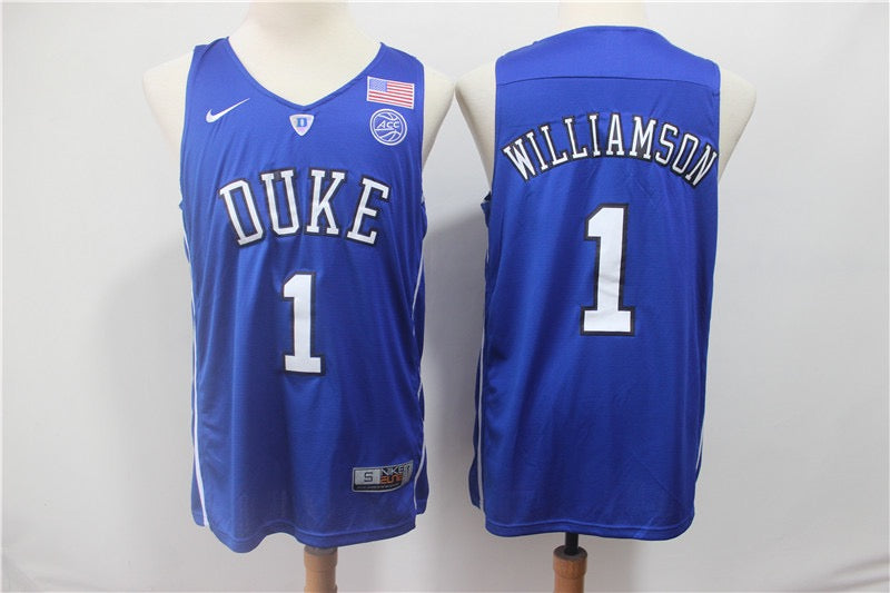 Duke Blue Devils Zion Williamson 2018 NCAA Campus Legend Blue College Basketball Jersey