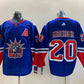 New York Rangers Chris Kreider Adidas NHL 2023 ‘Lady Liberty’ Blue Reverse Retro 2.0 Jersey