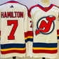 New Jersey Devils Dougie Hamilton Adidas NHL 2022 Reverse Retro Premier Player Jersey