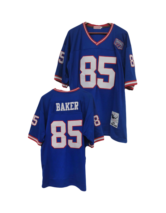 Stephen Baker ‘The Touchdown Maker’ New York Giants NFL 1991 Super Bowl Classic XXV Mitchell & Ness Jersey