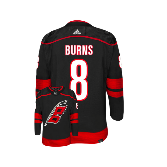 Carolina Hurricanes Brent Burns NHL Adidas Alternate Premier Black Breakaway Jersey