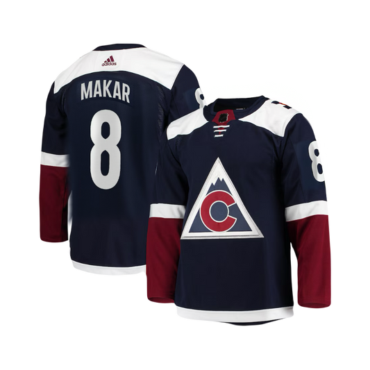 Colorado Avalanche Cale Makar NHL Official Third Alternate Adidas Premier Player Jersey