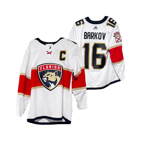Aleksander Barkov Florida Panthers NHL Authentic Adidas Away Premier Player Jersey - White