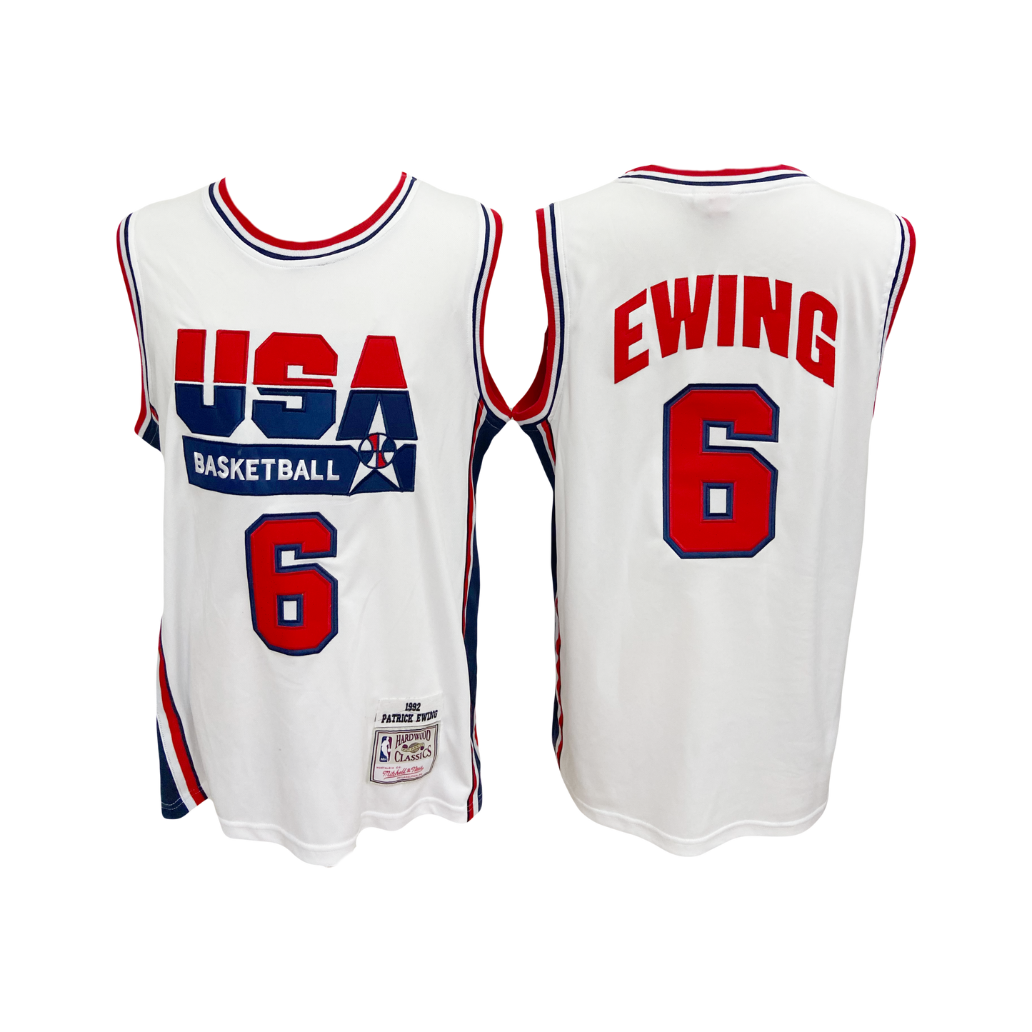 Patrick Ewing Team USA Iconic 1992 ‘Dream Team’ Mitchell and Ness Swingman Jersey
