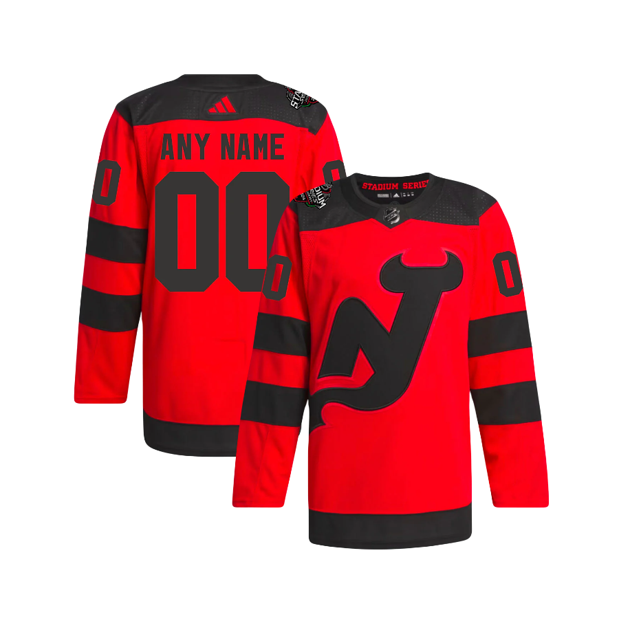 CUSTOM New Jersey Devils 2024 NHL Stadium Series Authentic Adidas Premier Player Jersey - (Any Name)