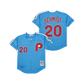 Philadelphia Phillies Mike Schmidt 1983 MLB Mitchell Ness Cooperstown Classic Jersey - Baby Blue