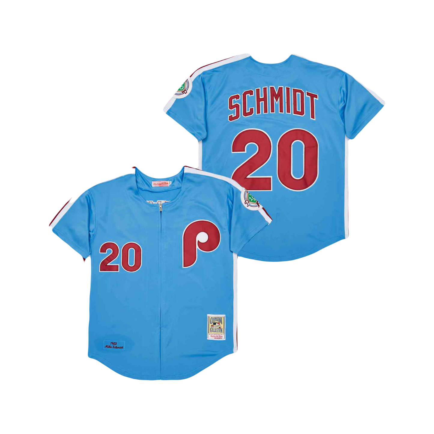 Philadelphia Phillies Mike Schmidt 1983 Mitchell Ness Cooperstown Classic Iconic MLB Jersey