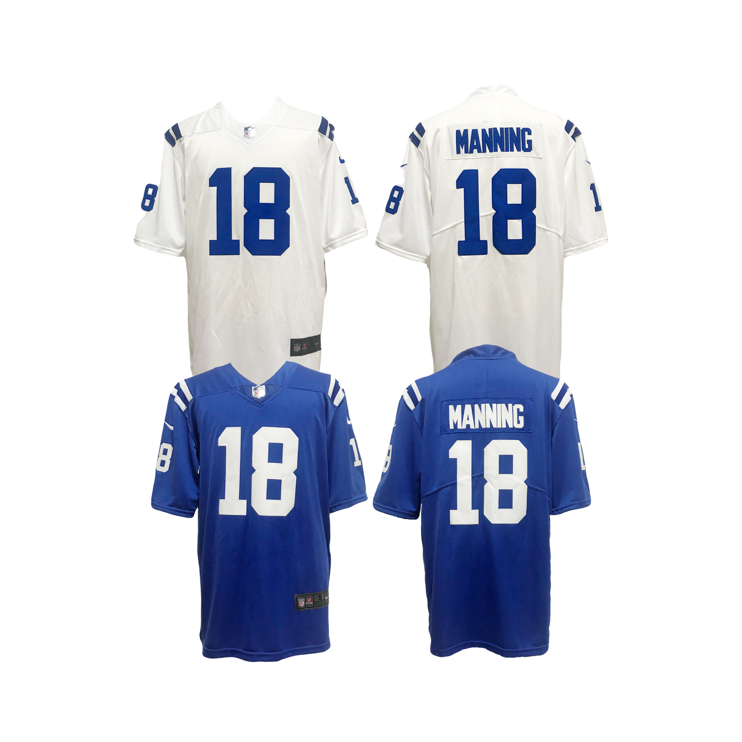 Indianapolis Colts Peyton Manning NFL Nike Throwback Legends Classic Blue & White Jersey