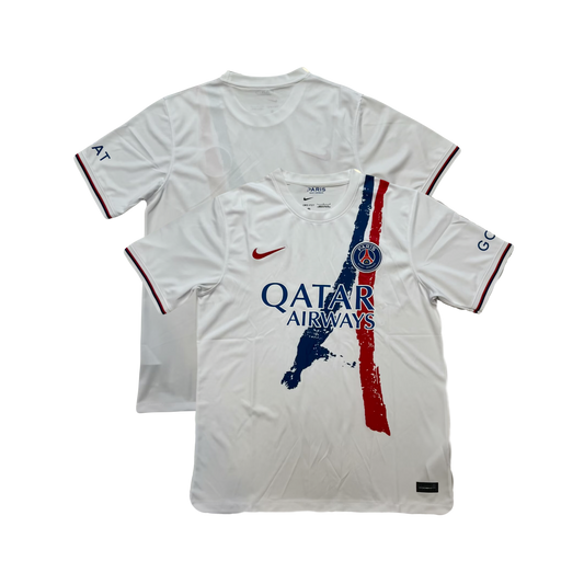 Paris Saint-Germain 2024/25 Season Away Kit Authentic New Nike Replica Fan Jersey - White