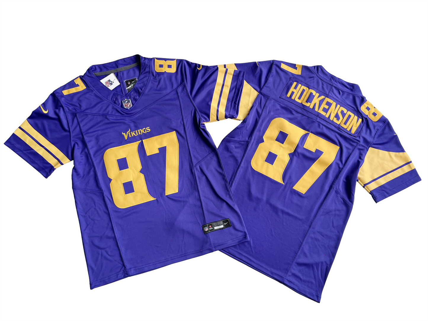 T.J Hockenson Minnesota Vikings Nike Vapor F.U.S.E. Limited Jersey - Color Rush