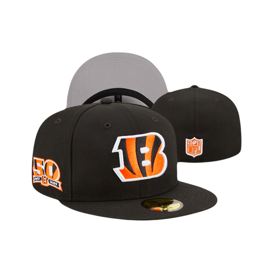 Cincinnati Bengals New Era NFL ‘50th Season’ Fitted Hat