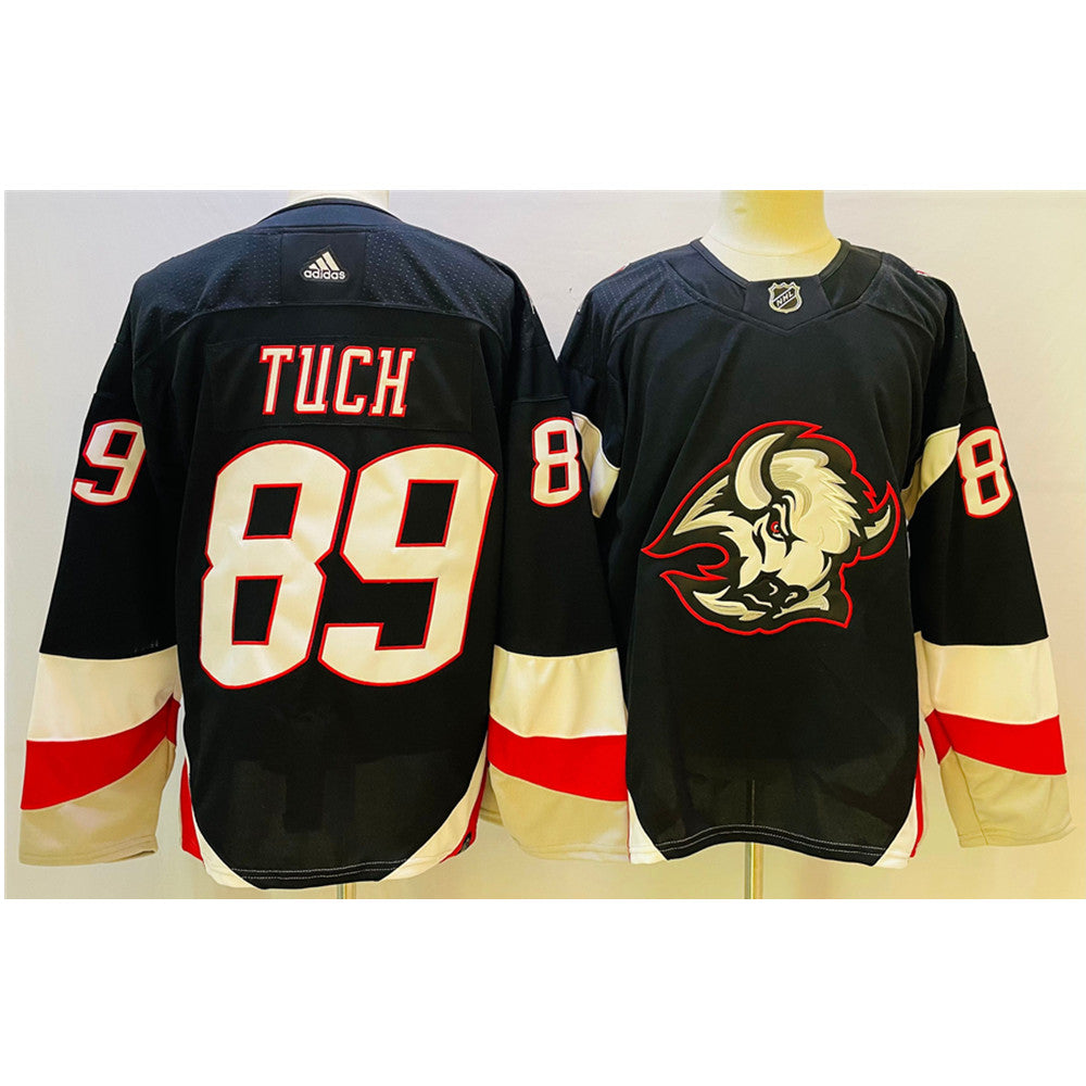 Buffalo Sabres Alex Tuch 2023/24 Adidas NHL Alternate Black Breakaway Premier Player Jersey