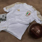 Italy National Team Soccer Retro ‘125 Year Anniversary Edition’ Authentic Adidas Shirt Jersey - White Gold (1898-2023)