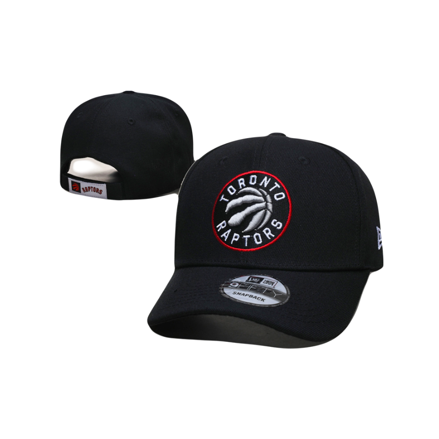 Toronto Raptors NBA New Era Icon Black Adjustable Cap Hat
