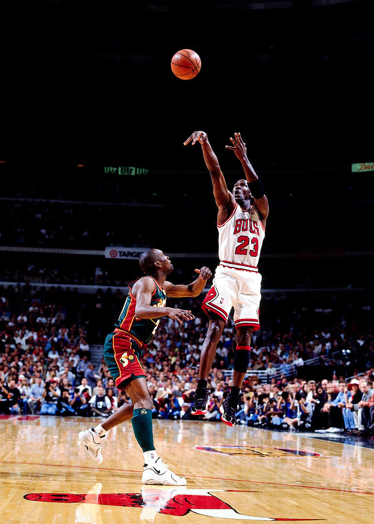 Michael Jordan Chicago Bulls 1996-97 Mitchell & Ness NBA Finals Jersey - Home White