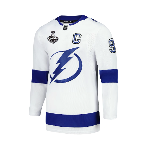 Tampa Bay Lightning Stephen Stamkos Stanley Cup Final 2020 NHL Adidas Away White Breakaway Player Jersey