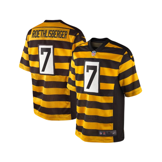 Ben Roethlisberger Pittsburgh Steelers NFL Bumblebee Alternate Nike Classic Throwback Jersey