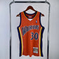 Golden State Warriors Stephen Curry Mitchell & Ness Orange 2009/10 NBA Hardwood Classic Rookie Jersey