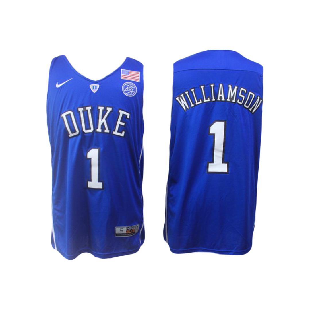Duke Blue Devils Zion Williamson 2018 NCAA Campus Legend Blue College Basketball Jersey