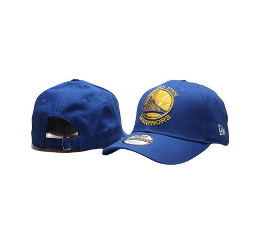 Golden State Warriors Blue NBA New Era Icon Adjustable Cap Hat