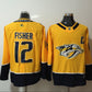 Nashville Predators Mike Fisher Authentic Adidas NHL Premier Player Jersey - Home Gold