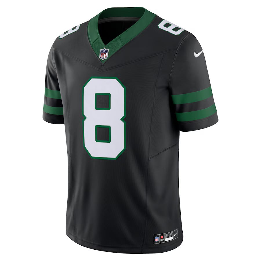 Aaron Rodgers New York Jets 2024/25 New Alternate NFL F.U.S.E Style Nike Vapor Limited Jersey - Black