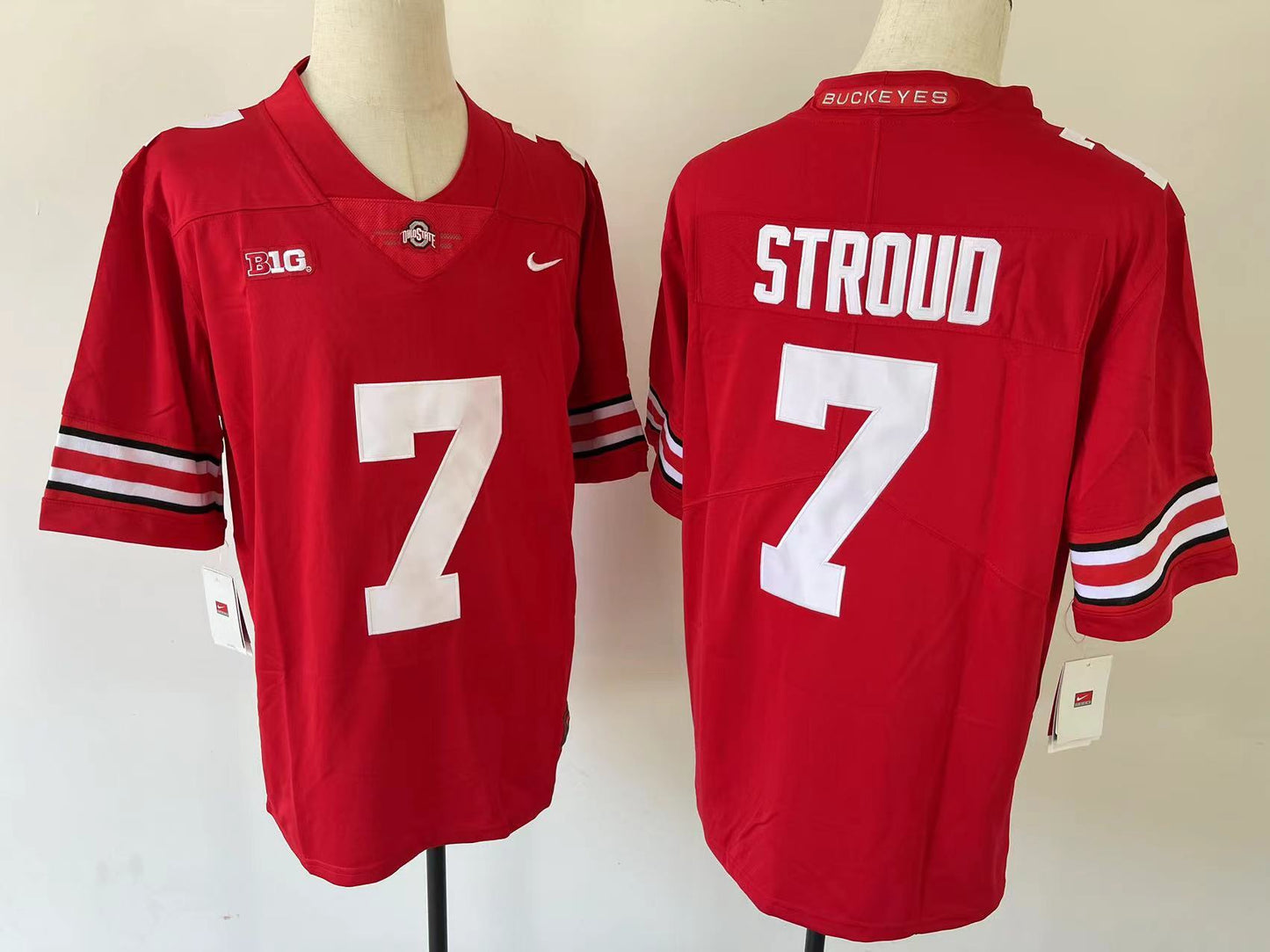 Ohio State Buckeyes C.J Stroud Nike NCAA Campus Legend Home College Football Jersey - Red
