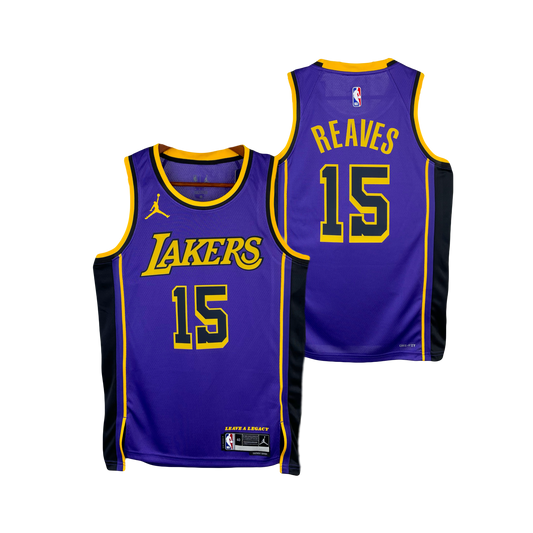 Los Angeles Lakers Austin Reaves 2023/24 Jordan Brand NBA Swingman Jersey - Statement Edition