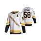 Pittsburgh Penguins Kris Letang Adidas NHL 2021 White Reverse Retro Breakaway Jersey