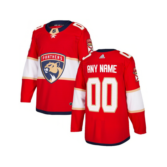 Florida Panthers CUSTOM NHL Home Red Premier Player Jersey - (Any Name/Number)