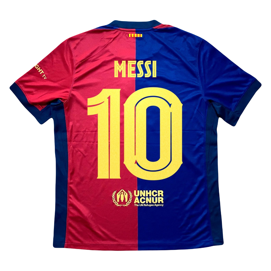 Lionel Messi FC Barcelona New  2024/25 Season Home Kit Legacy Nike Authentic Home Jersey - Blue & Red