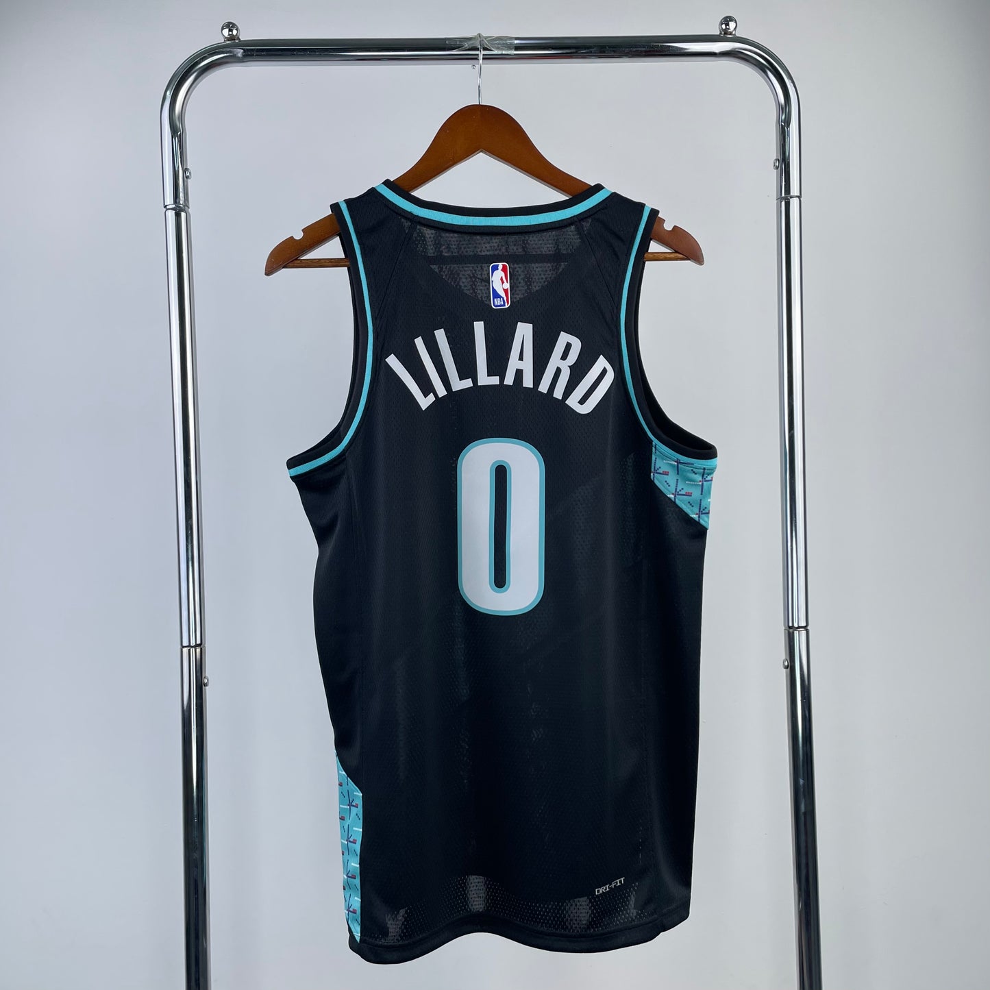 Damian Lillard Portland Trail Blazers Black & Blue 2022/23 NBA Swingman Jersey - City Edition