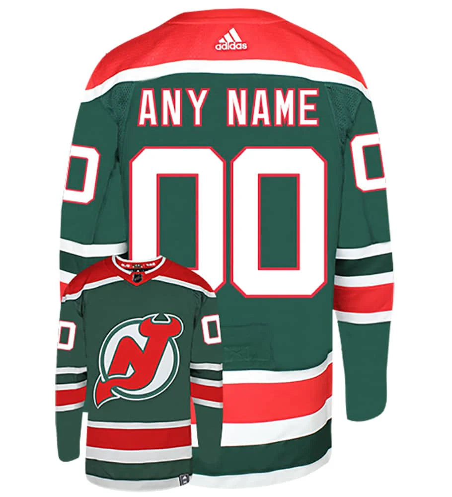 CUSTOM New Jersey Devils NHL Reverse Retro Authentic Adidas Premier Player Jersey - (Any Name)