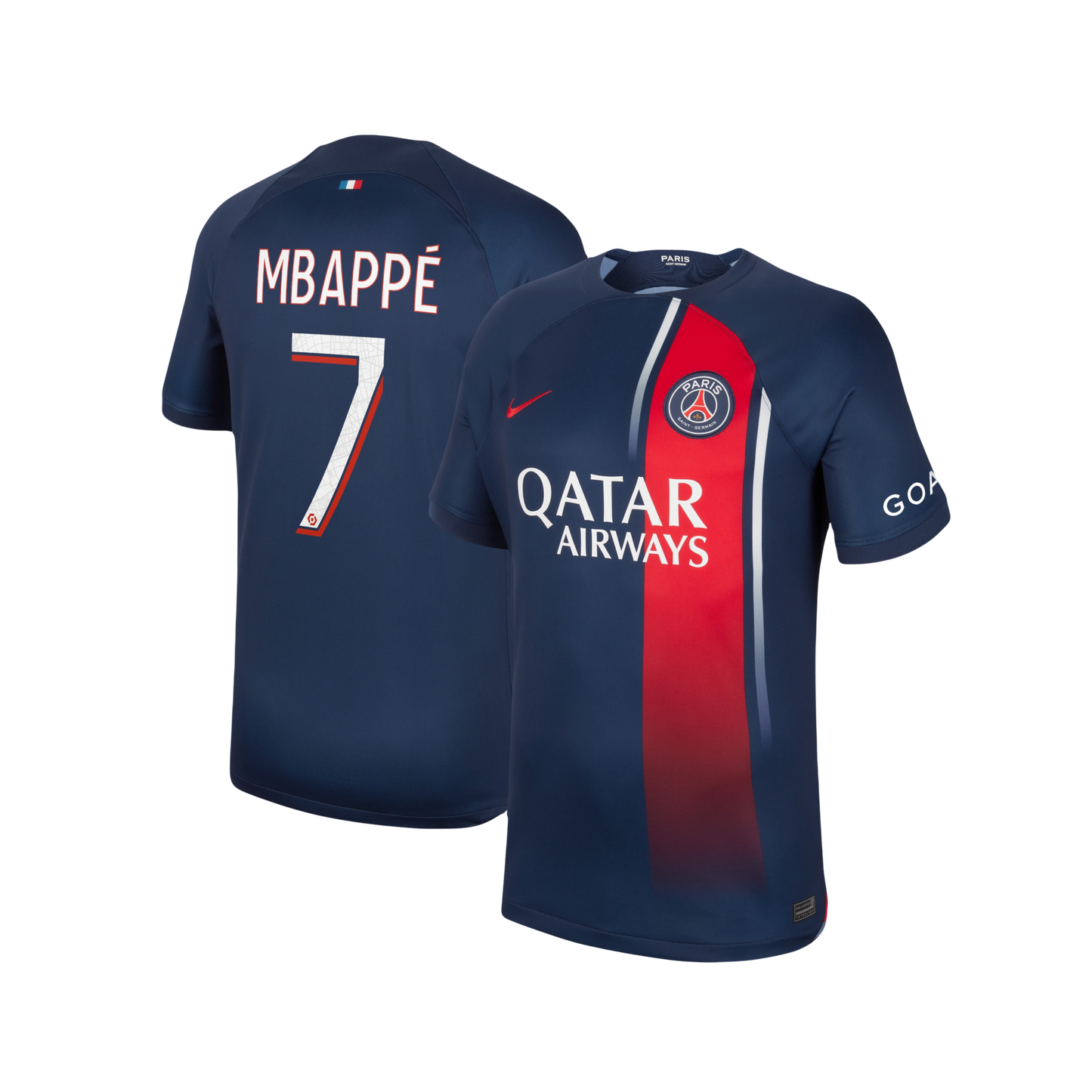 Kylian Mbappe Paris Saint-Germain 2023/24 Season Home Kit Authentic Nike On-Field PSG Player Jersey - Navy Blue