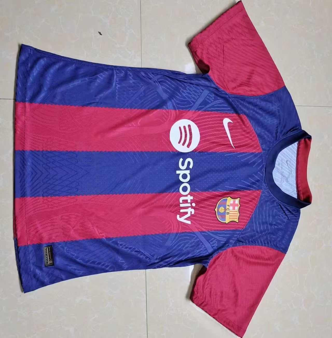 Raphina FC Barcelona 2023/24 Season Home Kit Nike Authentic Player Version Soccer Jersey - Blue & Red