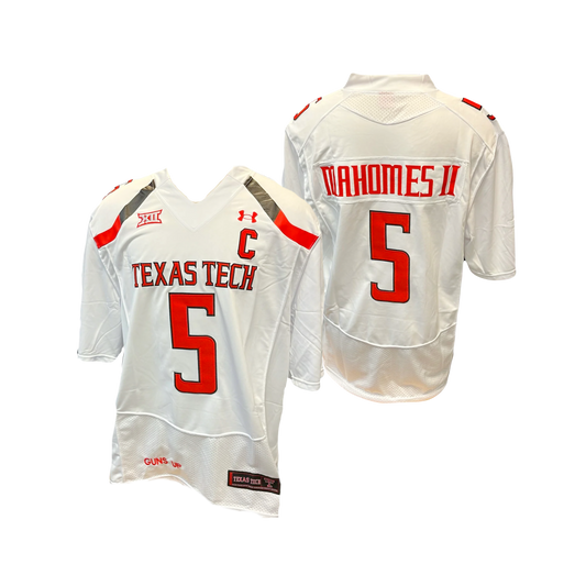Patrick Mahomes Texas Tech Red Raiders Away Under Armour NCAA College Football Jersey