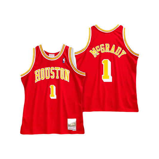 Houston Rockets Tracy McGrady 2004/05 NBA Hardwood Classic Iconic Mitchell & Ness Red Jersey