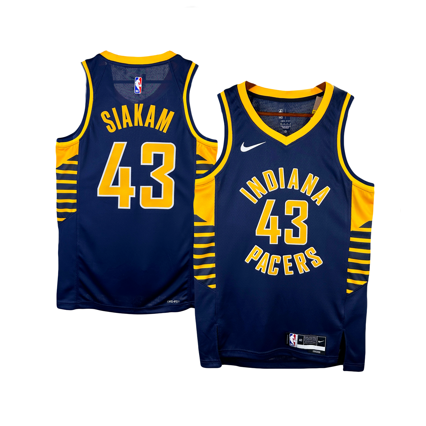 Indiana Pacers Pascal Siakam 2023/2024 NBA Swingman Jersey - Nike Icon Edition
